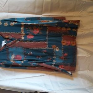 Teal long sleeve shirt